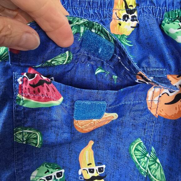 Trunks Surf & Swim Co. Swim Trunks Graphic Print Pool Beach Shorts Swimwear L - Picture 7 of 13